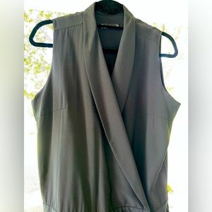 Noir Black One Piece Pantsuit